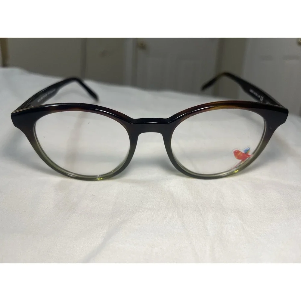 Maui‎ Jim Eyeglasses MJO2118-25SP Brown Green Round Frames 49[]20 145 mm